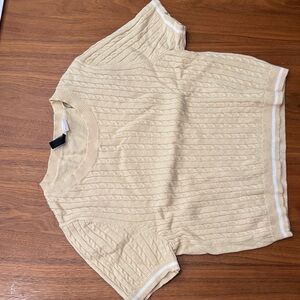 H&M Yellow Cable Knit Sweater